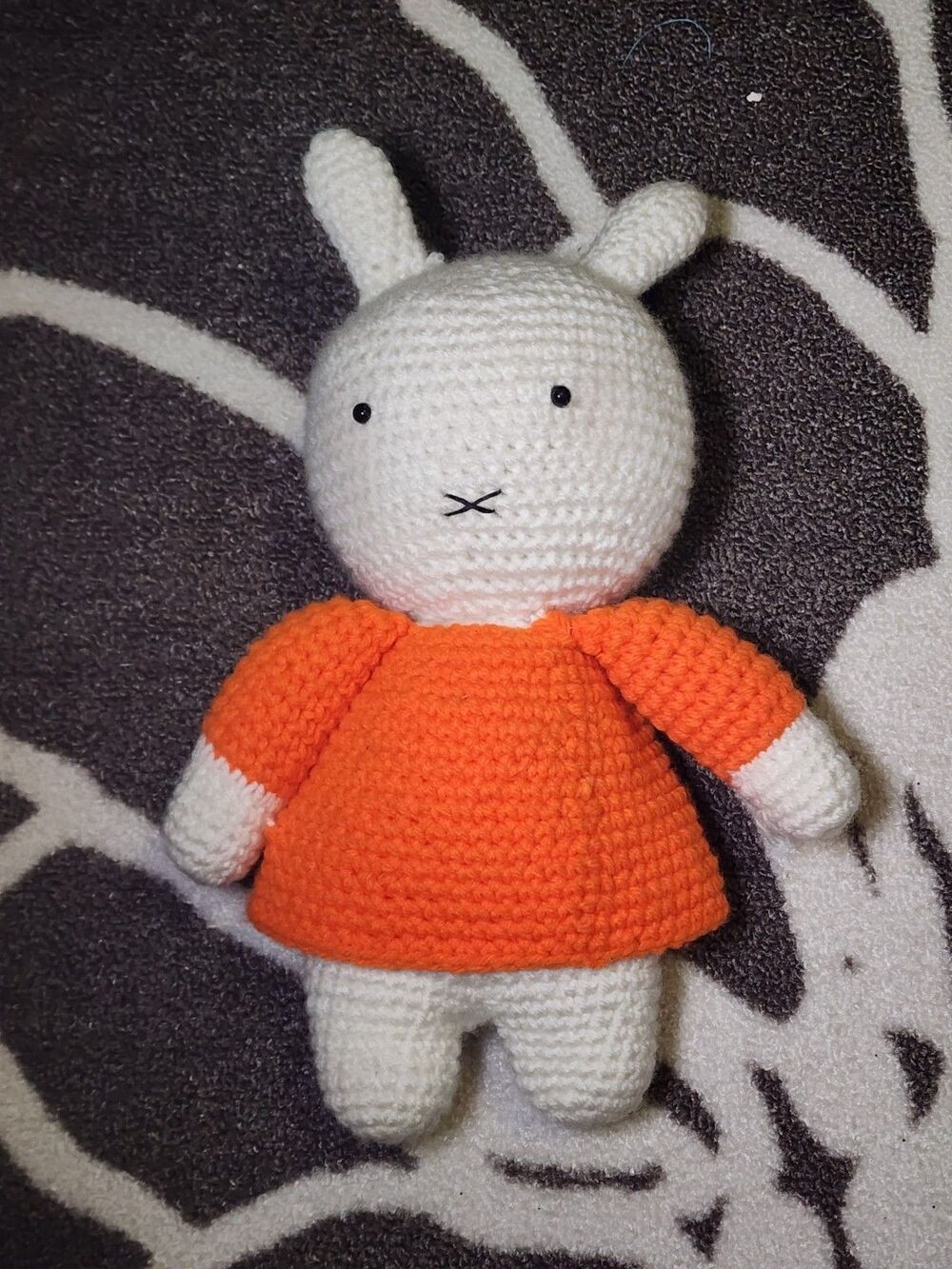 Miffy Handmade Crochet Cotton Plush 10"